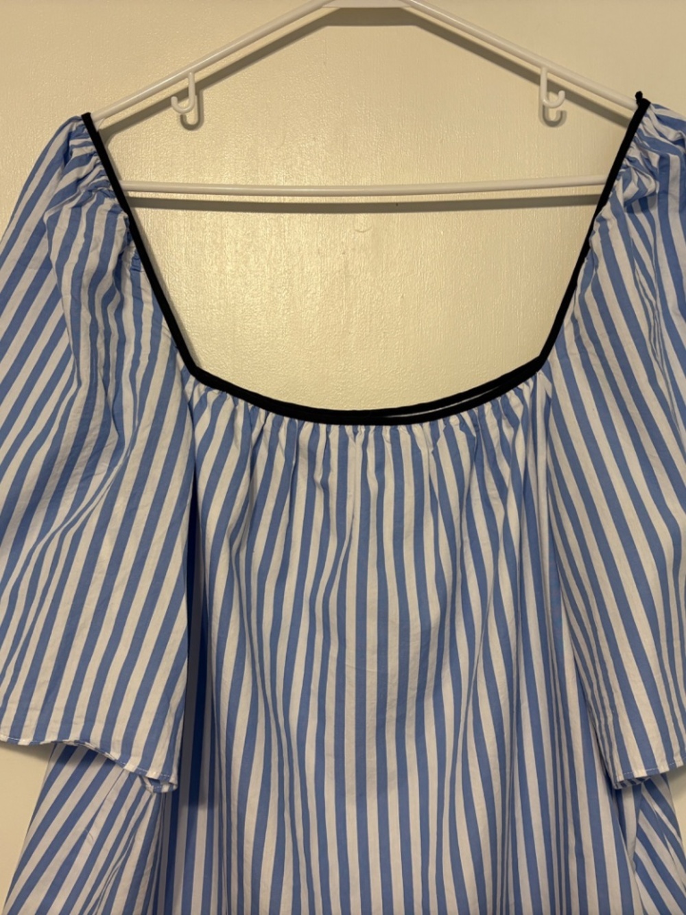 Tuckernuck Pomander Place Women's S/S Blue Stripe Celia Shirt Top Blouse XXL - Picture 5 of 9